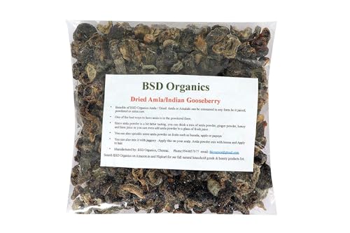 Dried Amla / Indian Gooseberry / Amalaki for Tea, Drink, Hair pack and more - 200 Gm / 7.05 Oz
