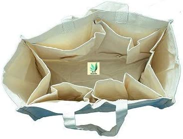 BSD Organics Eco Vegetable Bag with multiple Pockets for Purchase of Vegetables, Fruits, Grocery Provision and More...