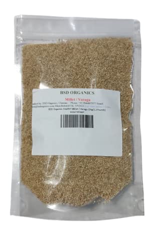 BSD Organics HealthY Millet / Varagu - 100 g / 0.22 Pounds