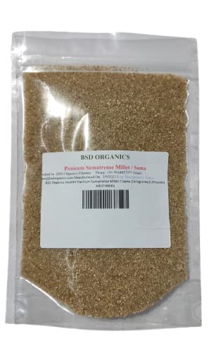 BSD Organics HealthY Panicum Sumatrense Millet / Sama - 100 g / 0.22 Pounds