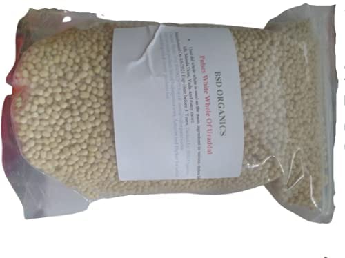 BSD Organics Pulses Black Whole Of Uraddal /Udad daal / U?untu paruppu (1 Kilogram / 2.2 Pounds)