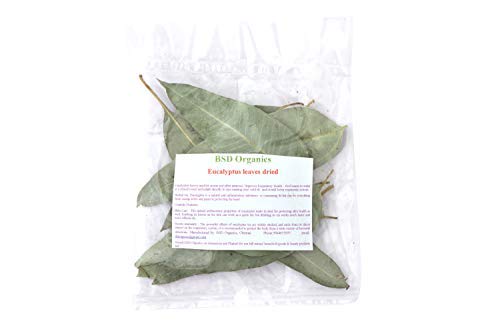 BSD Organics Eucalyptus Leaves dried for tea, steam & more (200 gram)