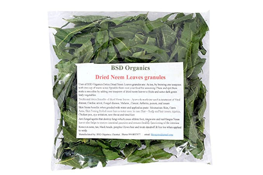BSD Organics Dried Neem Leaves granules - 200 gms